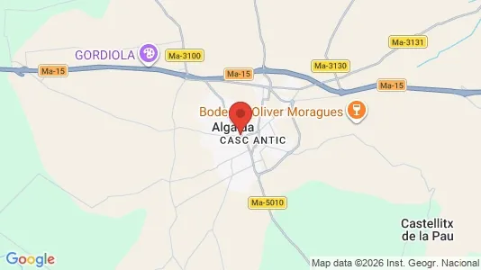 Houses for rent i Algaida - kort over placeringen
