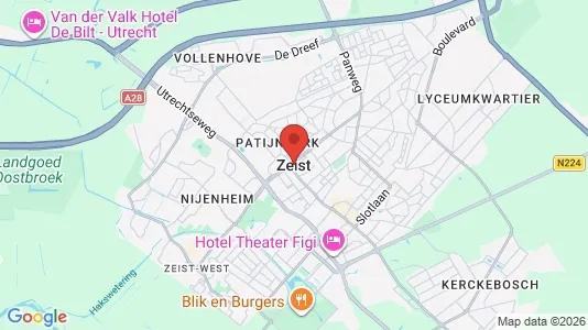 Apartments for rent i Zeist - kort over placeringen