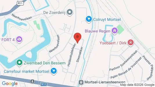 Rooms for rent in Mortsel - Photo from Google Street View