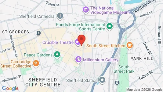 Apartments for rent i Sheffield - South Yorkshire - kort over placeringen