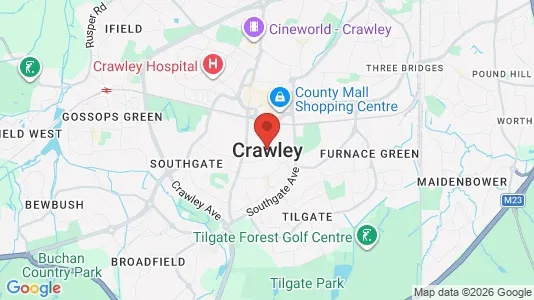 Houses for rent in Crawley - West Sussex - Photo from Google Street View