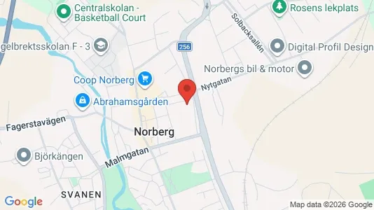 Apartments for rent i Norberg - kort over placeringen