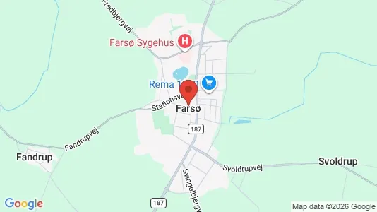 Apartments for rent i Farsø - kort over placeringen