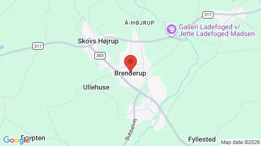 Apartments for rent i Brenderup Fyn - kort over placeringen