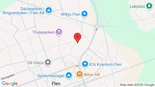 Apartments for rent i Flen - kort over placeringen