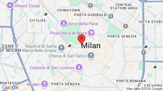Rooms for rent i Milano Zona 1 - Centro storico - kort over placeringen