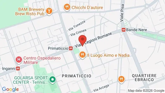 Rooms for rent i Milano Zona 6 - Barona, Lorenteggio - kort over placeringen