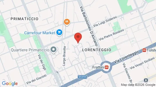 Rooms for rent i Milano Zona 6 - Barona, Lorenteggio - kort over placeringen