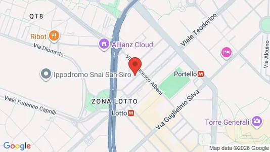Rooms for rent i Milano Zona 7 - Baggio, De Angeli, San Siro - kort over placeringen