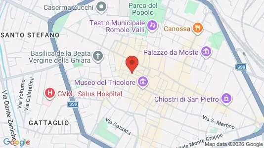 Rooms for rent i Reggio nell'Emilia - kort over placeringen