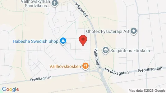 Apartments for rent i Sandviken - kort over placeringen