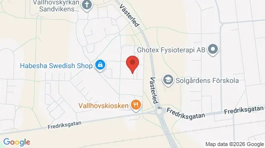Apartments for rent i Sandviken - kort over placeringen