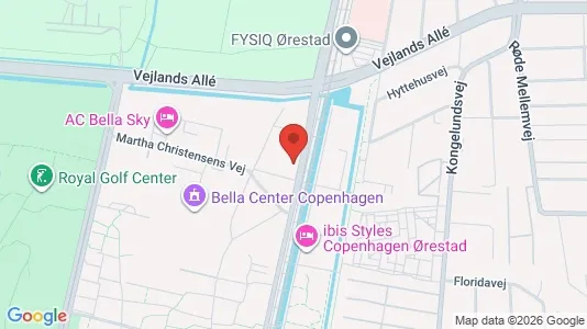 Apartments for rent i Copenhagen S - kort over placeringen