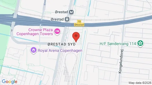 Apartments for rent i Copenhagen S - kort over placeringen