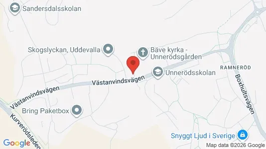 Apartments for rent i Uddevalla - kort over placeringen