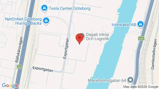 Apartments for rent i Gothenburg East - kort over placeringen