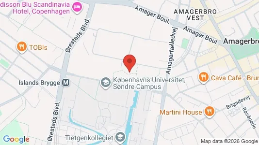 Apartments for rent i Copenhagen S - kort over placeringen