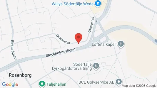 Apartments for rent i Södertälje - kort over placeringen