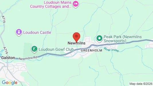 Apartments for rent i Newmilns - Ayrshire - kort over placeringen