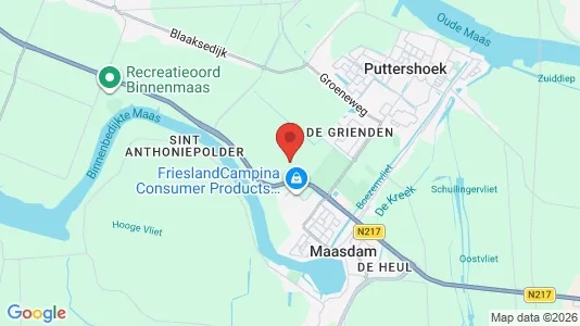 Houses for rent i Binnenmaas - kort over placeringen