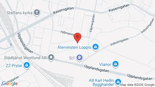 Apartments for rent i Gävle - kort over placeringen