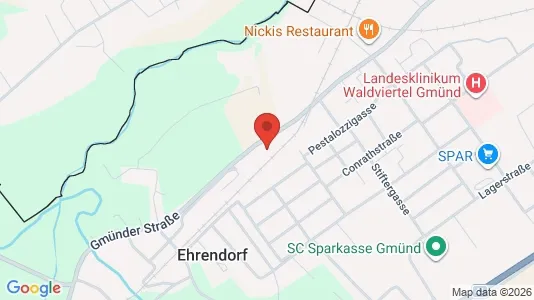 Apartments for rent i Gmünd - kort over placeringen