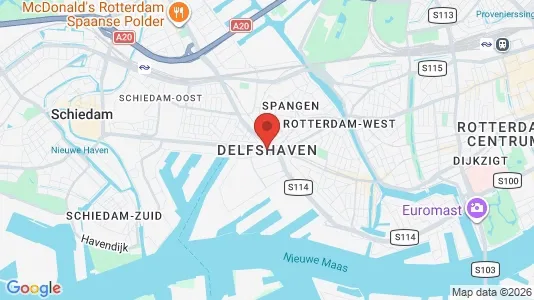 Houses for rent i Rotterdam Delfshaven - kort over placeringen
