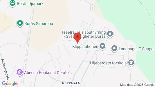 Apartments for rent i Borås - kort over placeringen
