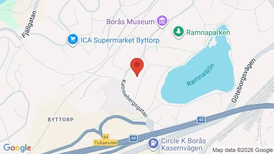 Apartments for rent i Borås - kort over placeringen