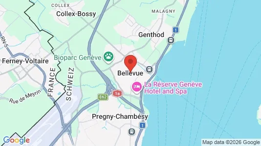 Apartments for rent i Bellevue - kort over placeringen