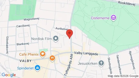 Apartments for rent i Valby - kort over placeringen