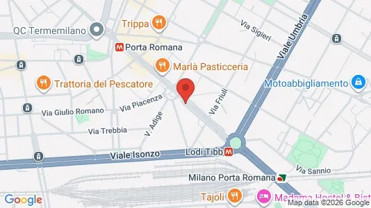 Rooms for rent i Milano Zona 4 - Vittoria, Forlanini - kort over placeringen