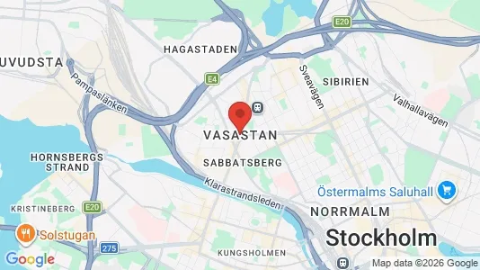 Apartments for rent i Vasastan - kort over placeringen