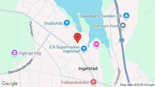 Apartments for rent i Växjö - kort over placeringen