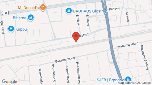 Apartments for rent i Glostrup - kort over placeringen