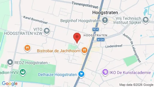 Apartments for rent i Hoogstraten - kort over placeringen