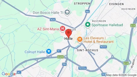 Apartments for rent i Halle - kort over placeringen