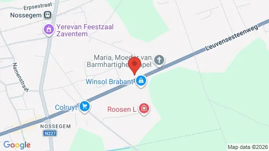 Apartments for rent i Zaventem - kort over placeringen