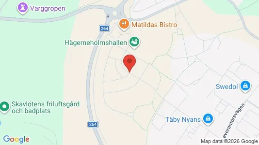 Apartments for rent i Täby - kort over placeringen