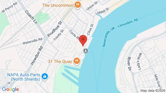 Apartments for rent i North Shields - Tyne and Wear - kort over placeringen