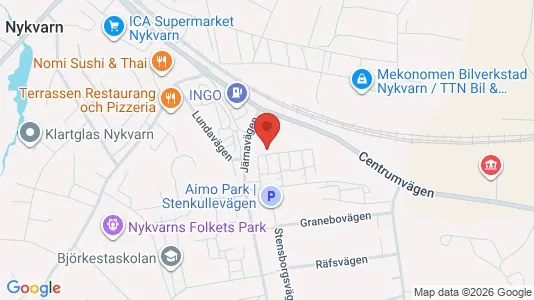 Apartments for rent i Nykvarn - kort over placeringen