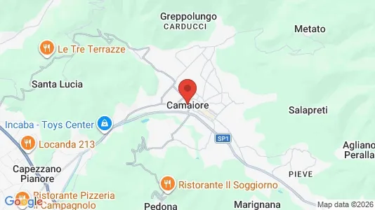 Houses for rent i Camaiore - kort over placeringen