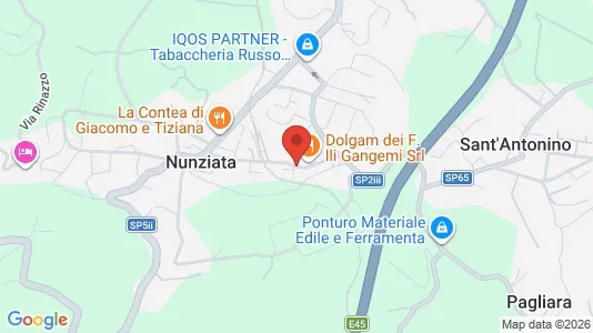Apartments for rent i Mascali - kort over placeringen