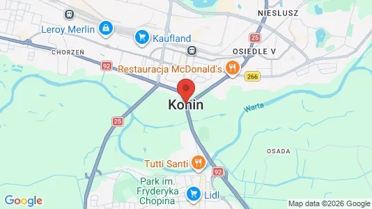 Apartments for rent in Konin - Photo from Google Street View