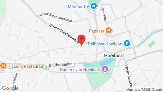 Apartments for rent i Hoeilaart - kort over placeringen
