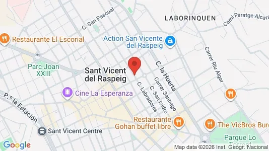 Apartments for rent i San Vicente del Raspeig/Sant Vicent del Raspeig - kort over placeringen