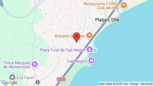 Apartments for rent i Altea - kort over placeringen