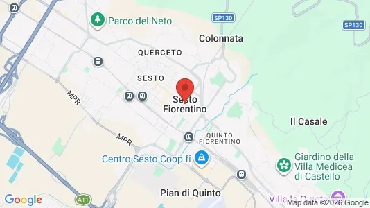 Apartments for rent i Sesto Fiorentino - kort over placeringen