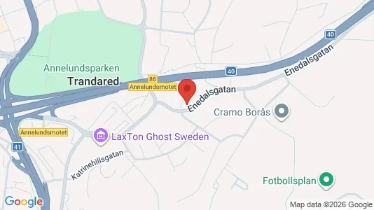 Apartments for rent i Borås - kort over placeringen