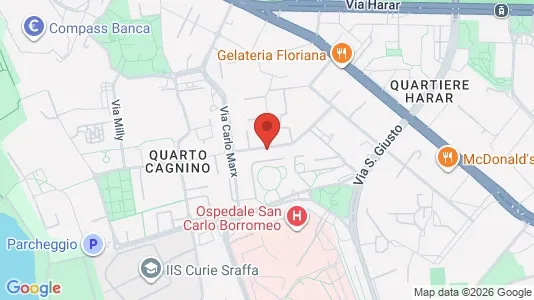 Rooms for rent i Milano Zona 7 - Baggio, De Angeli, San Siro - kort over placeringen